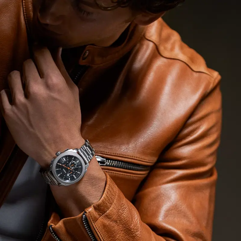 Fossil Machine Chronograph Black Dial Men's Watch- FS6095